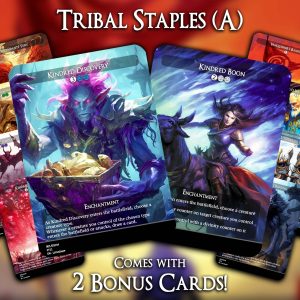 Tribal Staples (A) - 10 Proxies + 2 Extra - Exclusive Designs for Collectors - Premium Proxy Cards!