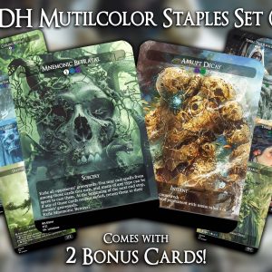 cEDH Mutilcolor Staples Set (A) - 10 Proxies + 2 Extra - Exclusive Designs for Collectors - Premium Proxy Cards!