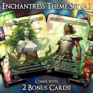 Enchantress Theme Set (A) - 10 Proxies + 2 Extra - Exclusive Designs for Collectors - Premium Proxy Cards!