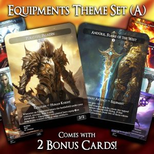 Equipments Theme Set (A) - 10 Proxies + 2 Extra - Exclusive Designs for Collectors - Premium Proxy Cards!