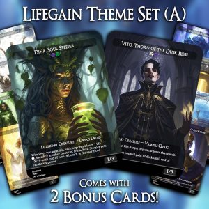 Lifegain Theme Set (A) - 10 Proxies + 2 Extra - Exclusive Designs for Collectors - Premium Proxy Cards!
