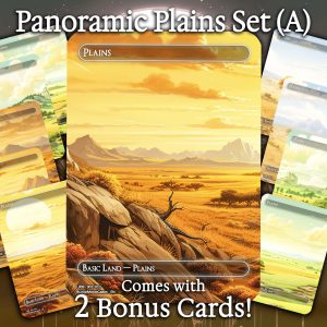 Panoramic Plains Set (A) - 10 cards + 2 Bonus - 12 Premium Quality Proxies - Exclusive Artworks!