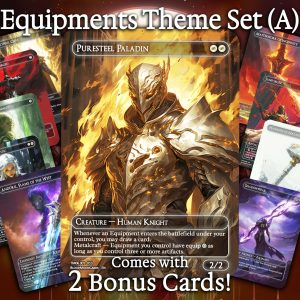 Equipments Theme Set (A) - 10 cards + 2 Bonus - 12 Premium Quality Proxies - Exclusive Artworks!
