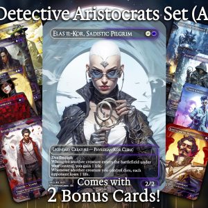 Detective Aristocrats Set (A) - 10 cards + 2 Bonus - 12 Premium Quality Proxies - Exclusive Artworks!