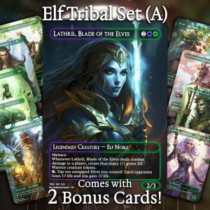 Zombie Tribal Set (A) - 10 cards + 2 Bonus - 12 Premium Quality Proxies - Exclusive Artworks!