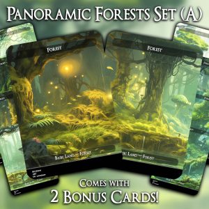 Panoramic Forests Set (A) - 10 Proxies + 2 Extra - Exclusive Designs for Collectors - Premium Proxy Cards!
