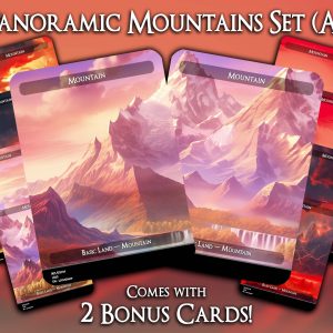 Panoramic Mountains Set (A) - 10 Proxies + 2 Extra - Exclusive Designs for Collectors - Premium Proxy Cards!