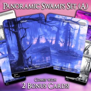 Panoramic Swamps Set (A) - 10 Proxies + 2 Extra - Exclusive Designs for Collectors - Premium Proxy Cards!