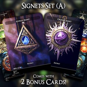Signets Set (A) - 10 Proxies + 2 Extra - Exclusive Designs for Collectors - Premium Proxy Cards!