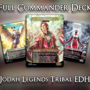 Jodah Legends Tribal EDH Commander Deck - 100 Premium Proxy Cards - Unique Art Designs!
