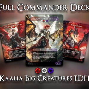 Kaalia Big Creatures EDH Commander Deck - 100 Premium Proxy Cards - Unique Art Designs!