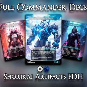Shorikai Artifacts EDH Commander Deck - 100 Premium Proxy Cards - Unique Art Designs!
