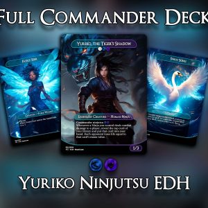 Yuriko Ninjutsu EDH Commander Deck - 100 Premium Proxy Cards - Unique Art Designs!