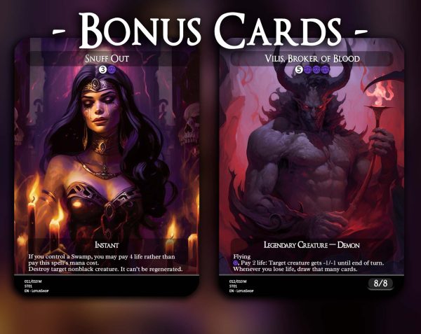 Black Staples Set (A) - 10 Proxies + 2 Extra - Exclusive Designs for Collectors - Premium Proxy Cards! - Image 9