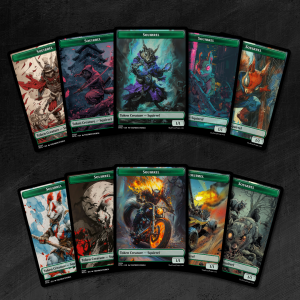 MTG Proxy Squirrel Tokens (Pop Culture) 10 Pack
