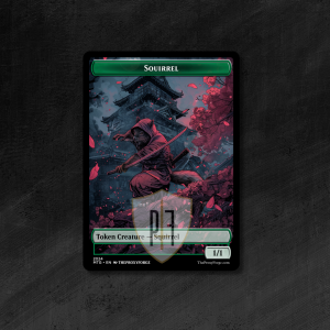 MTG Proxy Token: Squirrel (Ninja)