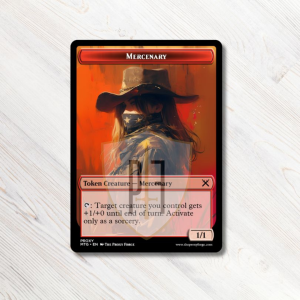 MTG Proxy Token: Mercenary (Thunder Junction)