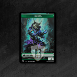 MTG Proxy Token: Squirrel (Wizard)