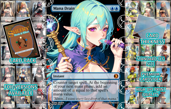 Mana Drain Proxy | Sultry Proxies Fan-Made Accessory for Playtesting - Image 3