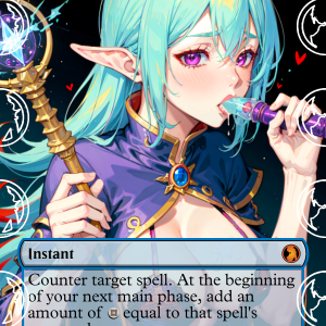 Mana Drain Proxy | Sultry Proxies Fan-Made Accessory for Playtesting