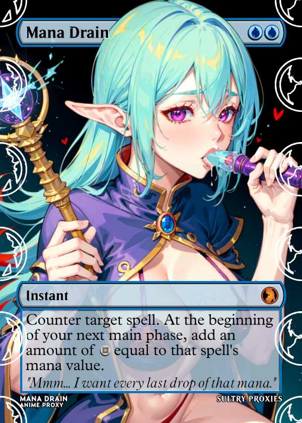 Mana Drain Proxy | Sultry Proxies Fan-Made Accessory for Playtesting