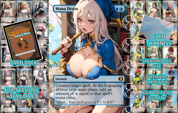 Mana Drain v3 Proxy | Sultry Proxies Fan-Made Accessory for Playtesting - Image 3