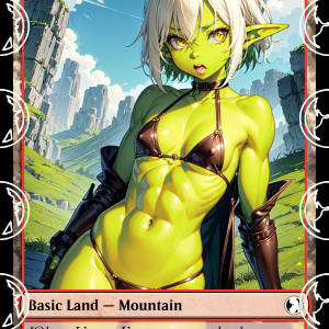 Mountain v2 Basic Land Proxy | Sultry Proxies Fan-Made Accessory for Playtesting