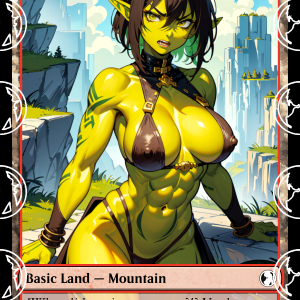 Mountain v3 Basic Land Proxy | Sultry Proxies Fan-Made Accessory for Playtesting
