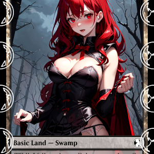 Swamp v5 Basic Land Proxy | Sultry Proxies Fan-Made Accessory for Playtesting