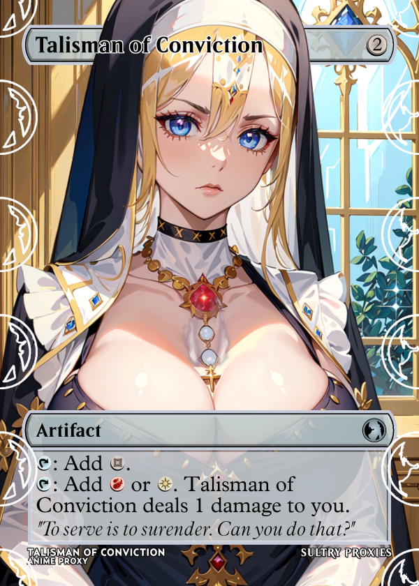 Talisman of Conviction Proxy | Sultry Proxies Fan-Made Accessory for Playtesting