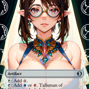 Talisman of Creativity Proxy | Sultry Proxies Fan-Made Accessory for Playtesting