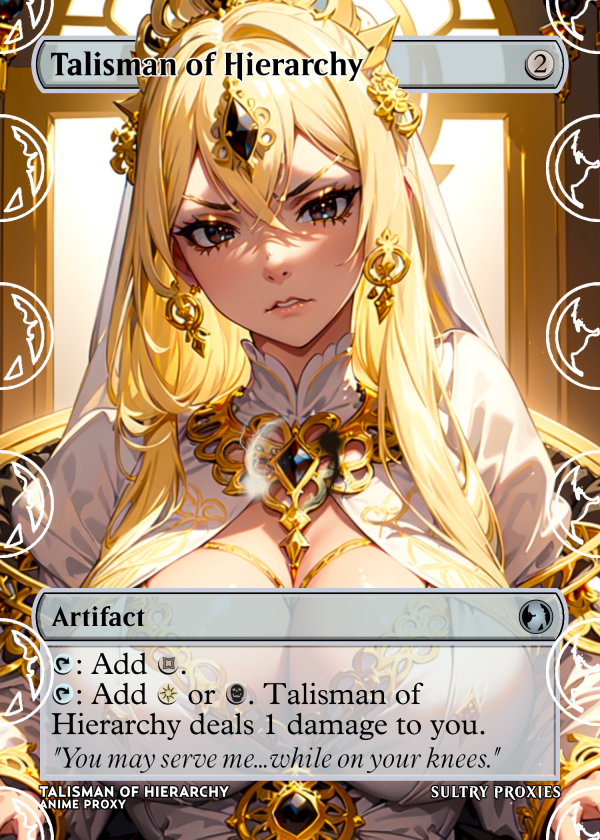 Talisman of Hierarchy Proxy | Sultry Proxies Fan-Made Accessory for Playtesting