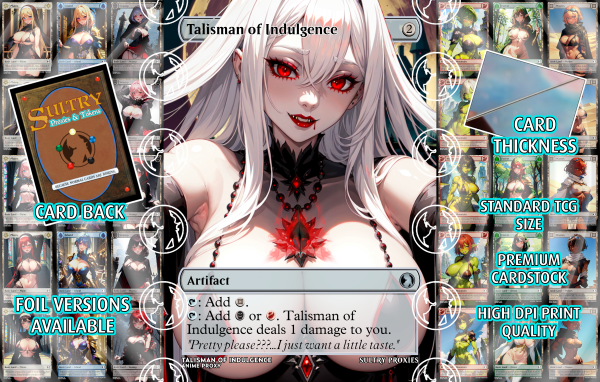 Talisman of Indulgence Proxy | Sultry Proxies Fan-Made Accessory for Playtesting - Image 3
