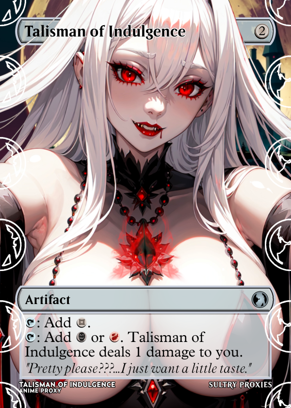 Talisman of Indulgence Proxy | Sultry Proxies Fan-Made Accessory for Playtesting