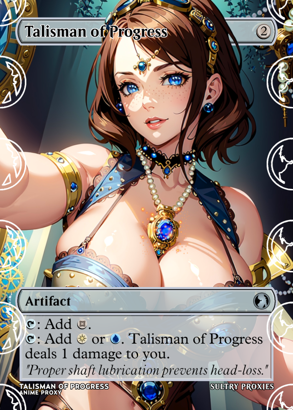 Talisman of Progress Proxy | Sultry Proxies Fan-Made Accessory for Playtesting