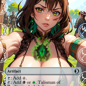 Talisman of Resilience // mtg proxy, mtg proxies, magic the gathering proxy, mtg, anime proxy, mtg waifu proxy, mtg custom card