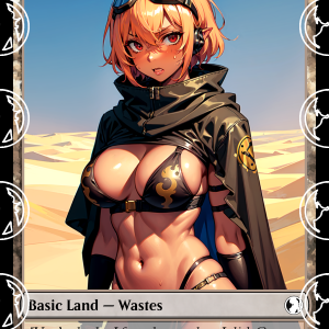 Wastes v1 Basic Land Proxy | Sultry Proxies Fan-Made Accessory for Playtesting