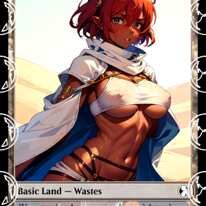 Wastes v3 Basic Land Proxy | Sultry Proxies Fan-Made Accessory for Playtesting