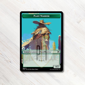 MTG Proxy Token: Plant Warrior (Thunder Junction)