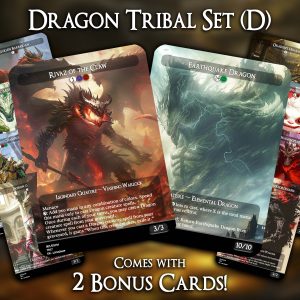 Dragon Tribal Set (D) - 10 Proxies + 2 Extra - Exclusive Designs for Collectors - Premium Proxy Cards!