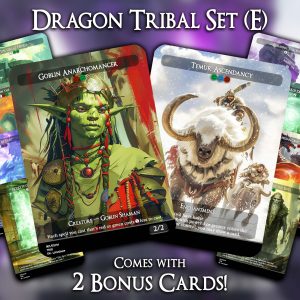 Dragon Tribal Set (E) - 10 Proxies + 2 Extra - Exclusive Designs for Collectors - Premium Proxy Cards!