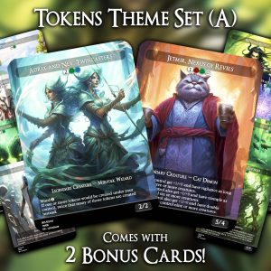 Tokens Theme Set (A) - 10 Proxies + 2 Extra - Exclusive Designs for Collectors - Premium Proxy Cards!