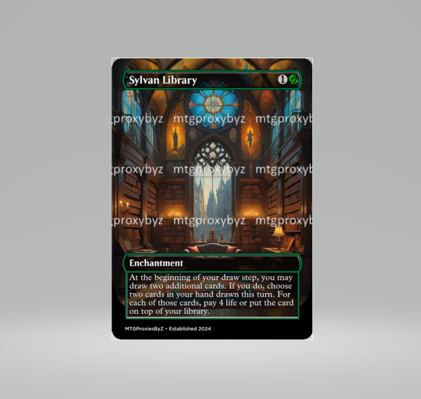 Sylvan Library MTG Proxy