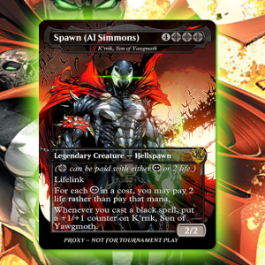 K'rrik, Son of Yawgmoth – MTG Proxy Card - Spawn Version