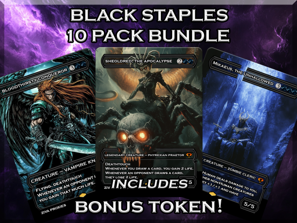 Black Staples MTG Proxies