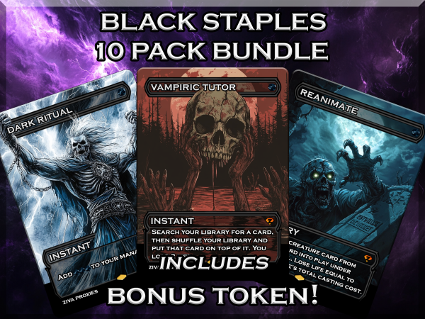 Black Staples MTG Proxies