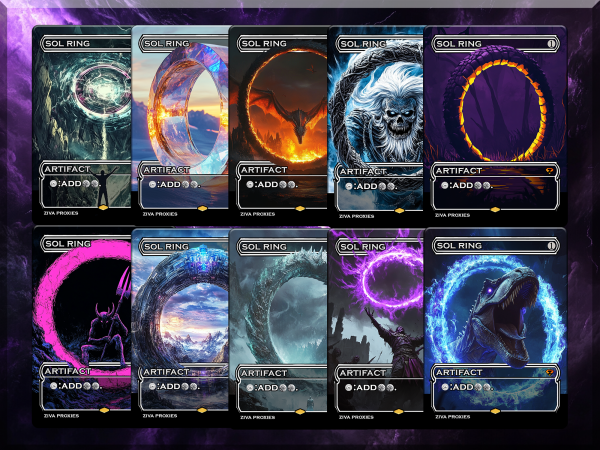 SOL RING 10 PACK BUNDLE + BONUS CITY OF BRASS - PROXIES - ARTIFACT STAPLES - Image 2