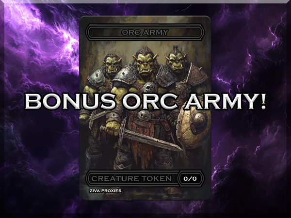 BLACK CREATURE 10 PACK BUNDLE + BONUS ORC ARMY – PROXIES – BLACK STAPLES - Image 4