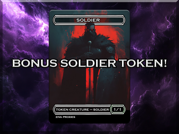 WHITE INSTANTS & SORCERY 10 PACK BUNDLE + BONUS SOLDIER TOKEN - PROXIES - WHITE STAPLES - Image 4