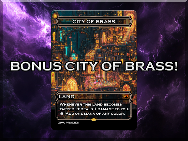 SOL RING 10 PACK BUNDLE + BONUS CITY OF BRASS - PROXIES - ARTIFACT STAPLES - Image 4